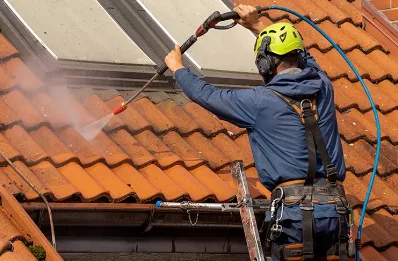 Démoussage et hydrofuge de toiture à Mirvaux