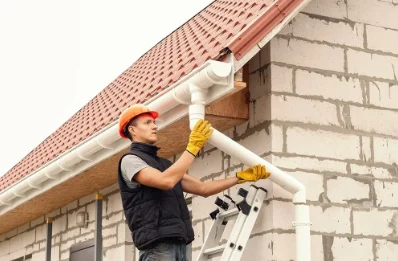 Pose et remplacement de gouttières à Mirvaux